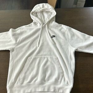 Nike hoodie white mens medium good quality
